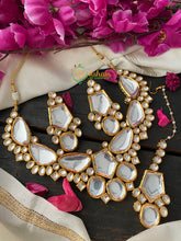 Royal Mirror Kundan Choker Set with Tikka-G2712